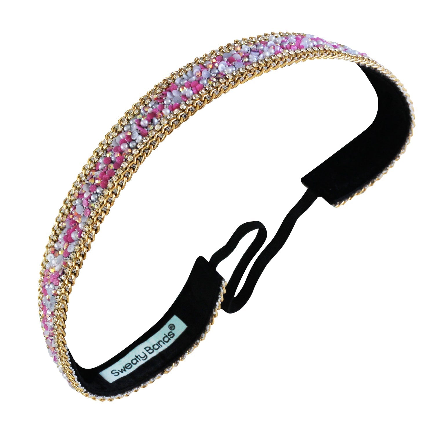 *Bling | Jewel Junkie | 7/8 Inch Sweaty Bands Non Slip Headband