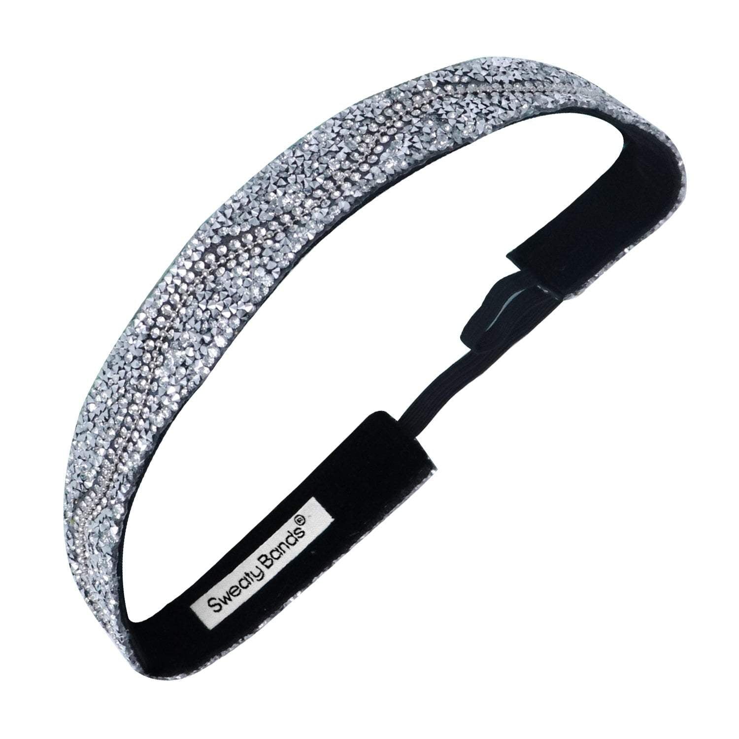 *Bling | Swerve | 3/4 Inch Sweaty Bands Non Slip Headband