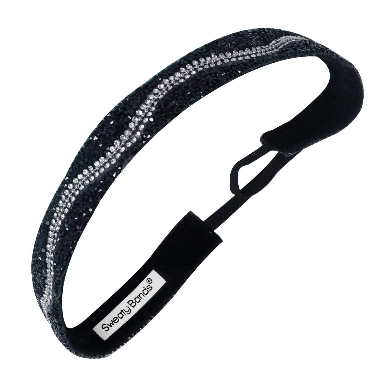 *Bling | Swerve | 3/4 Inch Sweaty Bands Non Slip Headband