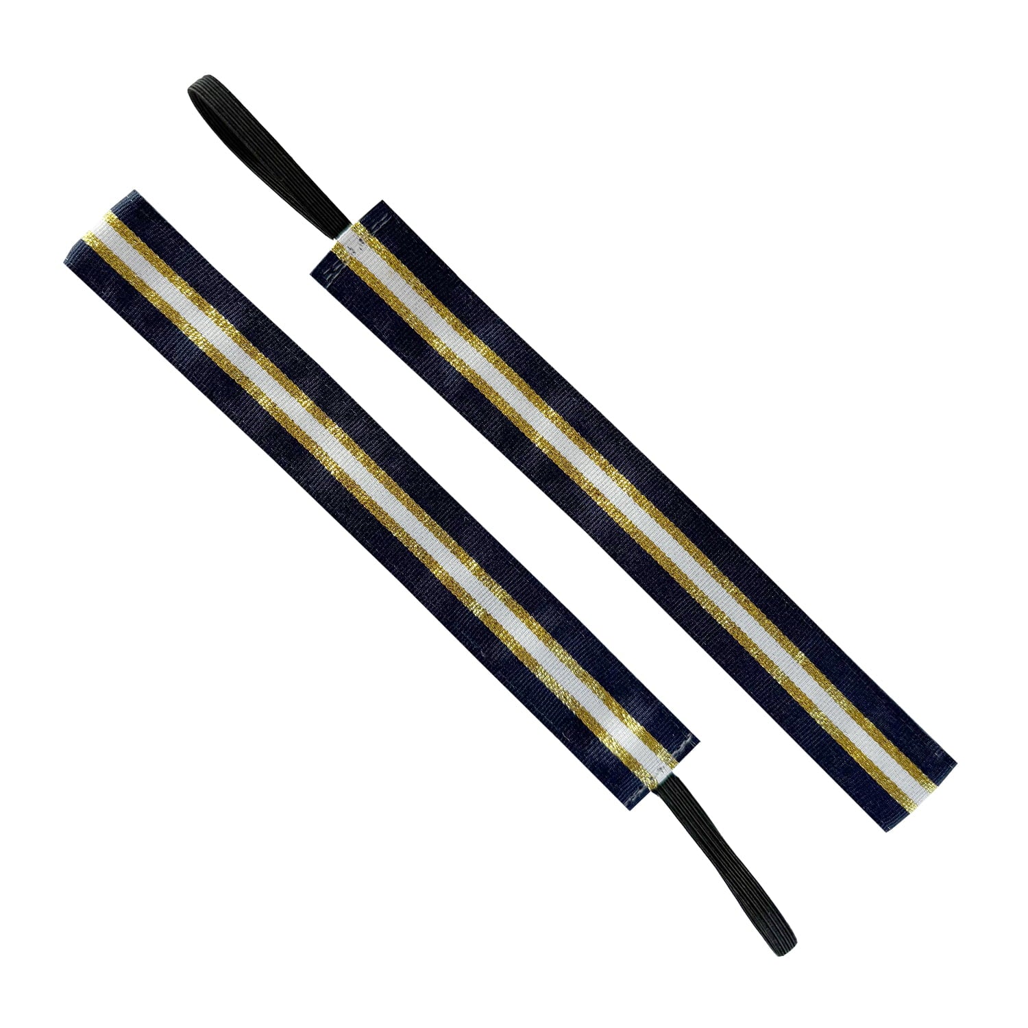 Blue Blood | Navy, Gold, White | 1 Inch Sweaty Bands Non Slip Headband