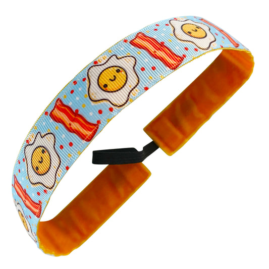 Breakfast Club | Light Blue, Multi | 1 Inch Sweaty Bands Non Slip Headband