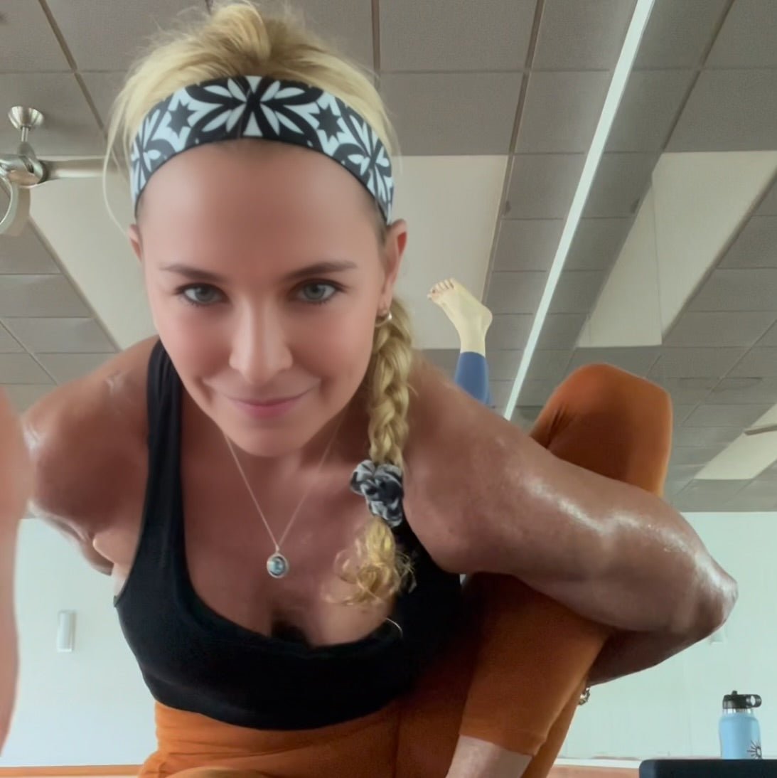 Burst of Energy | Black | 1.5 Inch Sweaty Bands Non Slip Headband