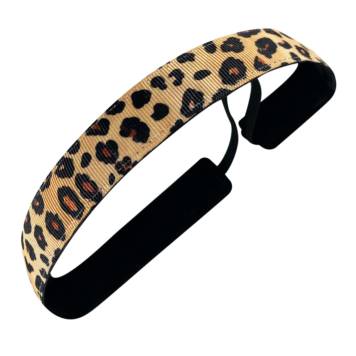 Catch Me if You Can | Tan, Black | 1 Inch Sweaty Bands Non Slip Headband