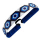 Desert Sapphire | White, Blue | 1 Inch Sweaty Bands Non Slip Headband