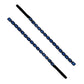 Desert Sapphire | White, Blue | 3/8 Inch Sweaty Bands Non Slip Headband