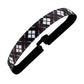 Diamond Dash | Black, White | 5/8 Inch Sweaty Bands Non Slip Headband