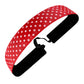 Do The Mini Polka Dots | Red, White | 1 Inch Sweaty Bands Non Slip Headband