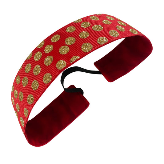 Do the Polka Dots | 1.5 Inch Sweaty Bands Non Slip Headband