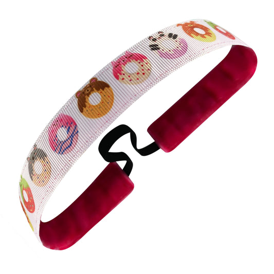 Donuts Gone Wild | Multi | 1 Inch Sweaty Bands Non Slip Headband