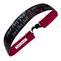 F#ck This Sh#t | Black, Pink | 1 Inch Sweaty Bands Non Slip Headband