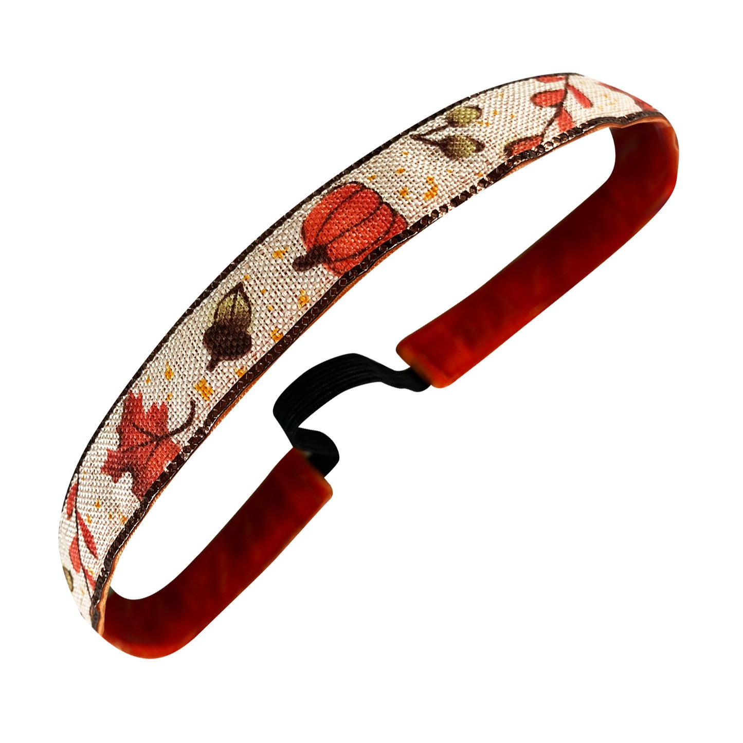 Fall Feels | Tan, Orange | 5/8 Inch Sweaty Bands Non Slip Headband