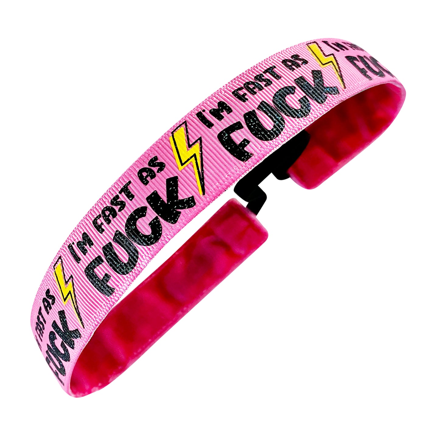 Fast As Fuck | 1 Inch Sweaty Bands Non Slip Headband