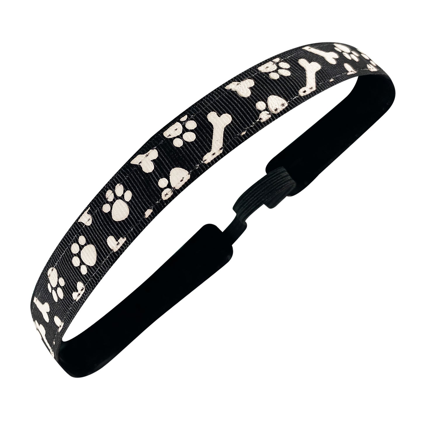 Fetching | Black, White | 5/8 Inch Sweaty Bands Non Slip Headband
