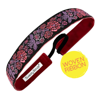 Floral Fantasy | 1 Inch Sweaty Bands Non Slip Headband