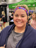 Flying Pig Marathon | Go Big, Go Pig | Blue, Pink | 1 Inch Sweaty Bands Non Slip Headband
