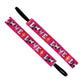 For The Love of Soccer | Pink, White | 1 Inch Sweaty Bands Non Slip Headband