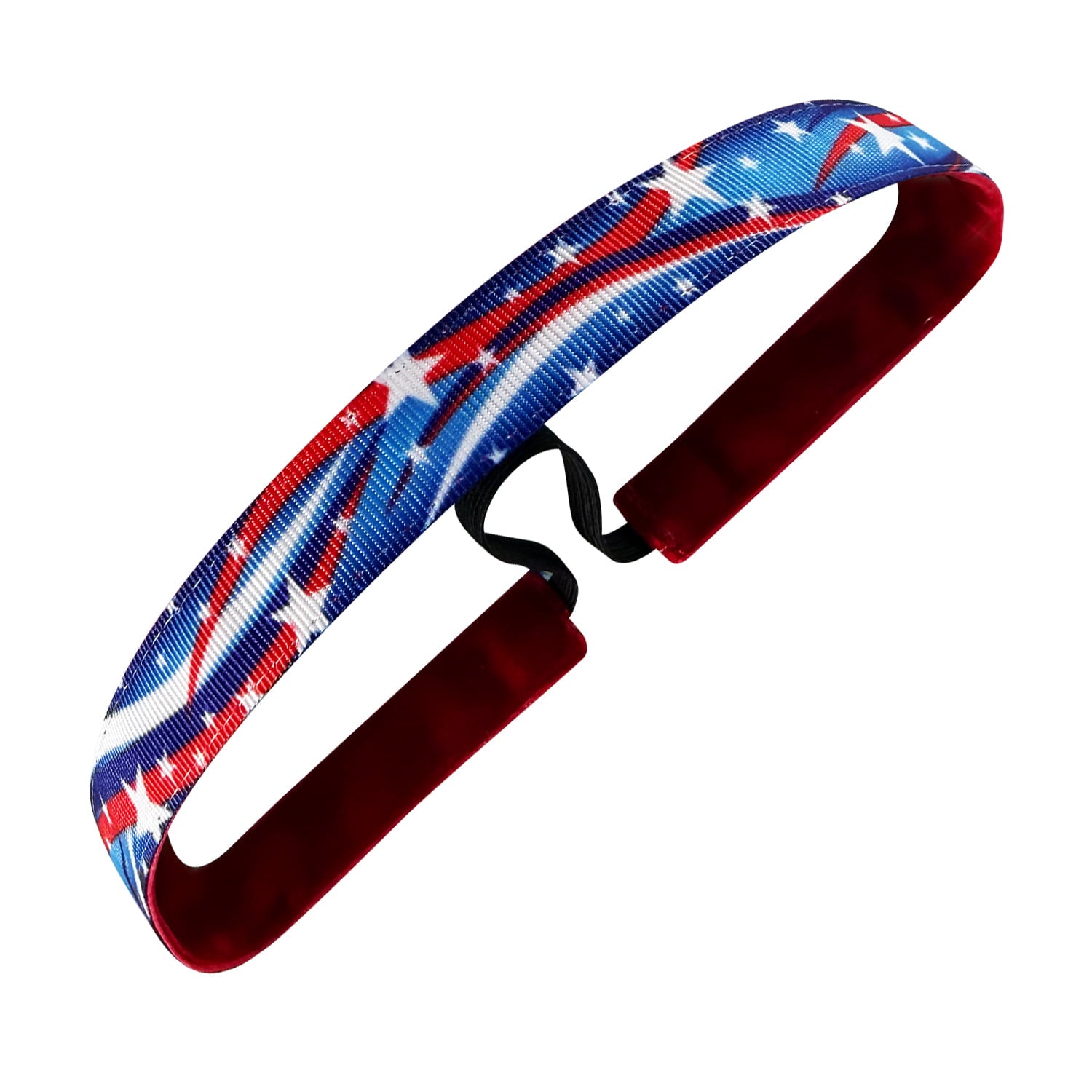 Freedom in Motion | Red, White, Blue | 5/8 Inch Sweaty Bands Non Slip Headband