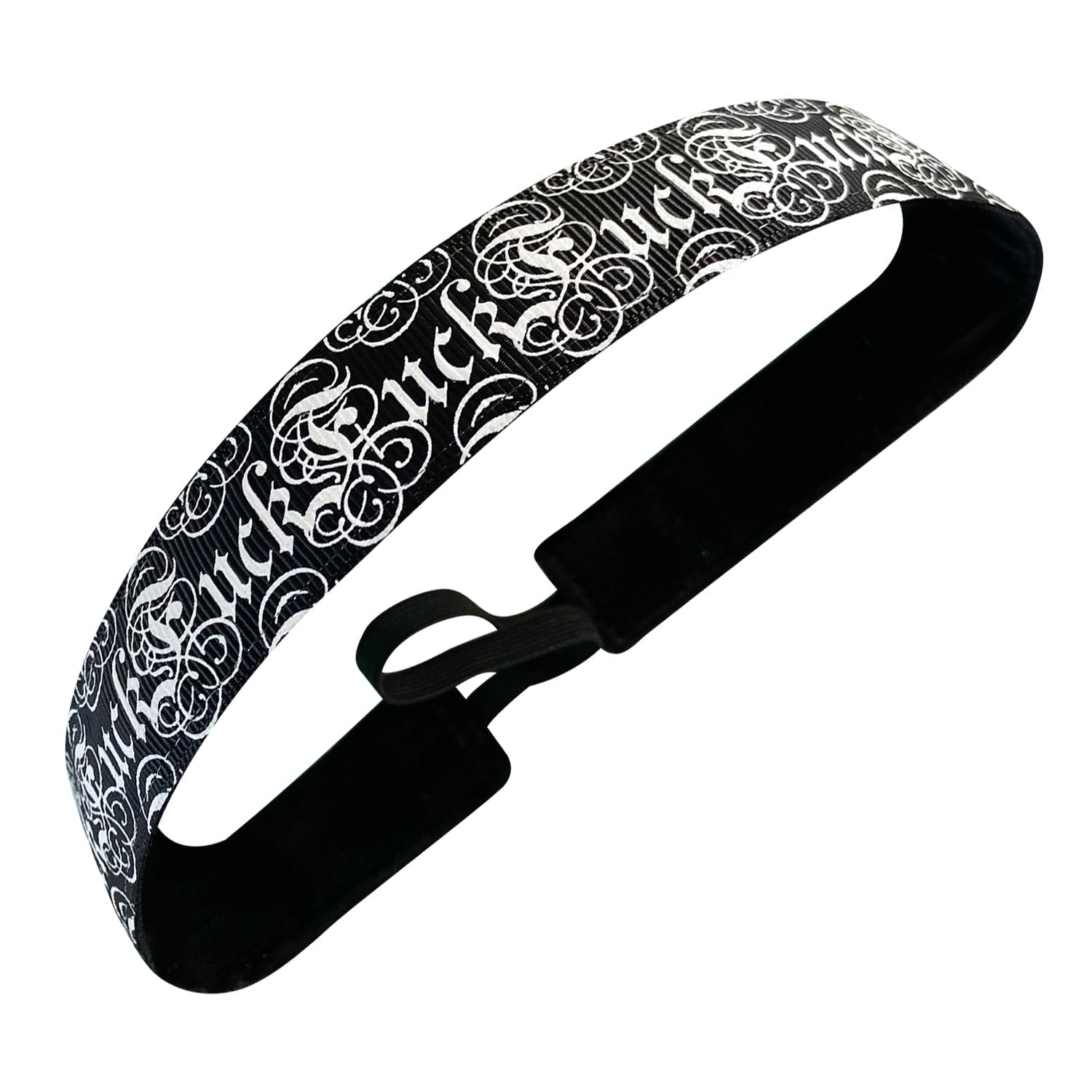 Fuck | 1 Inch Sweaty Bands Non Slip Headband