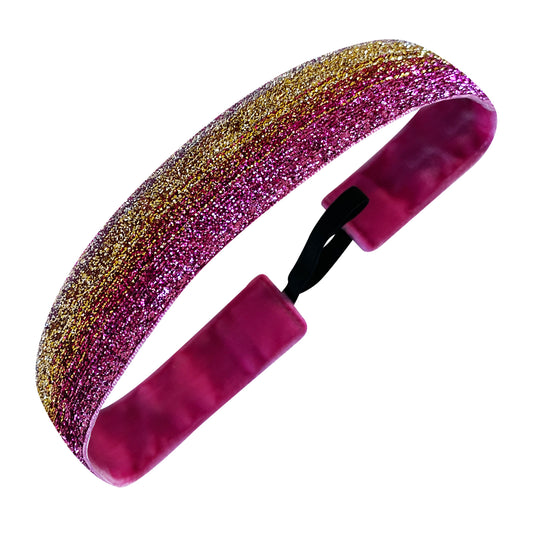 Glitter Groove | 1 Inch Sweaty Bands Non Slip Headband