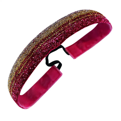 Glitter Groove | 1 Inch Sweaty Bands Non Slip Headband