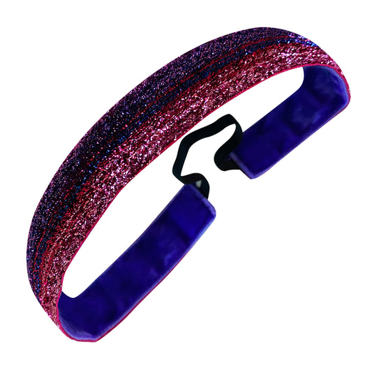 Glitter Groove | 1 Inch Sweaty Bands Non Slip Headband