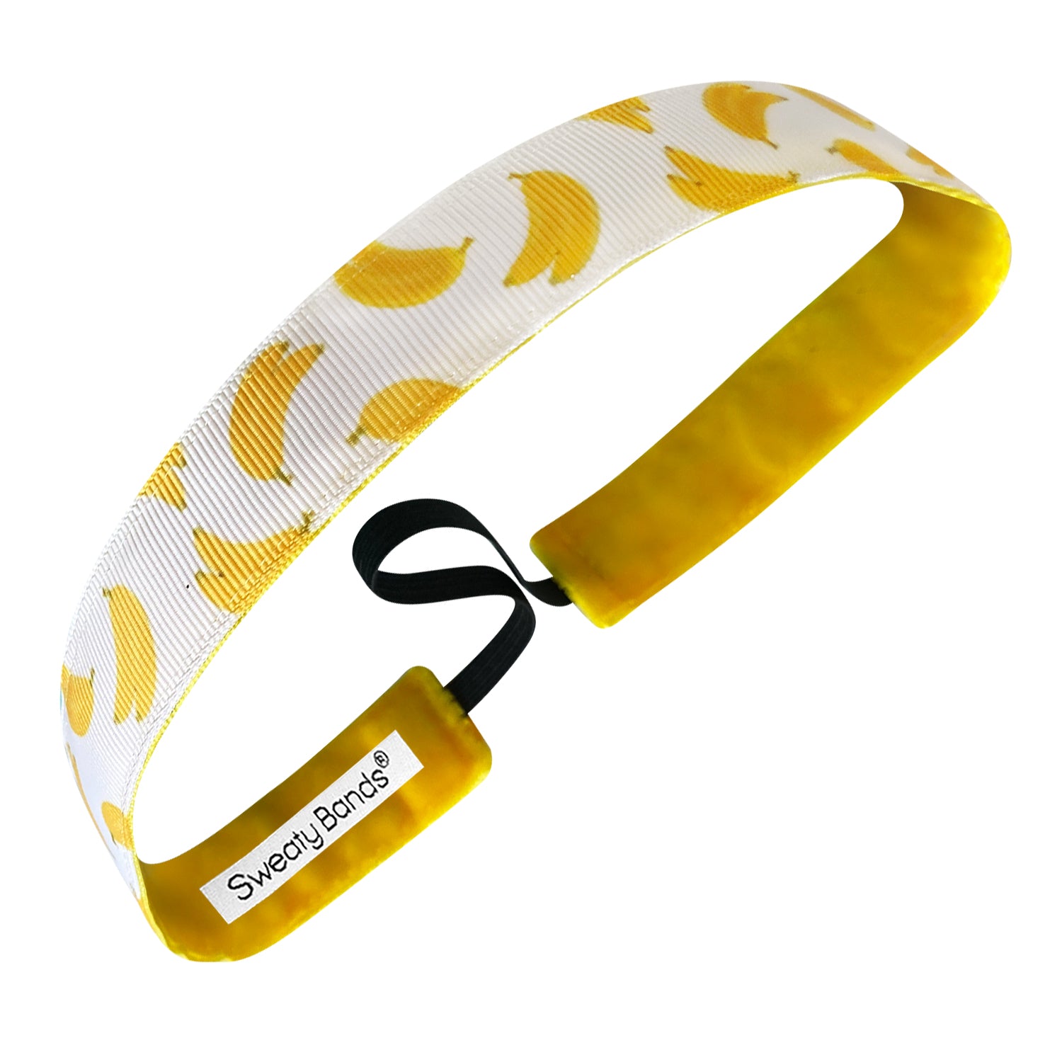 Go Bananas  | Yellow | 1 Inch Sweaty Bands Non Slip Headband