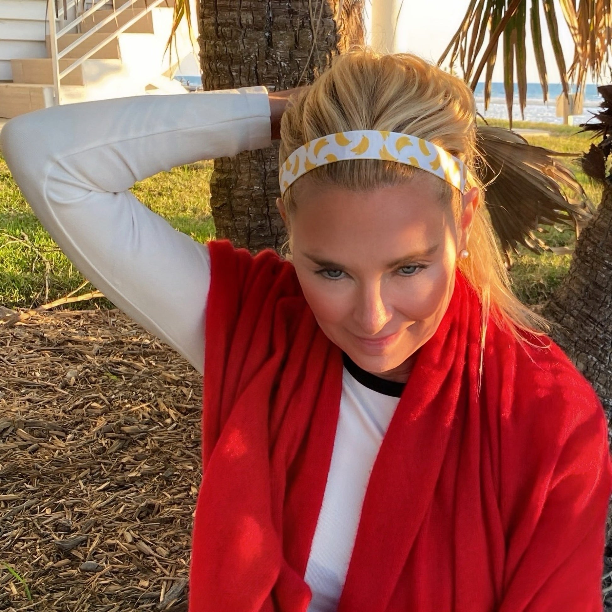 Go Bananas  | Yellow | 1 Inch Sweaty Bands Non Slip Headband