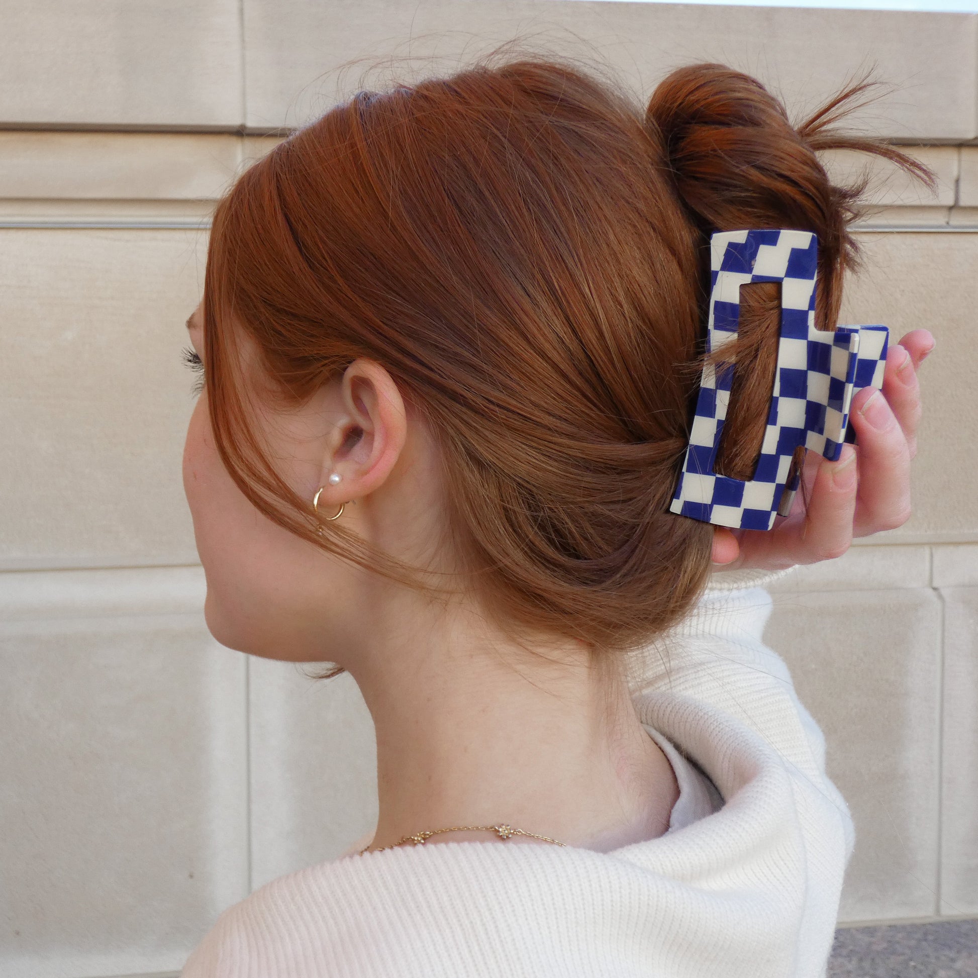 *Hair Claw | Checkered Sweaty Bands Non Slip Headband