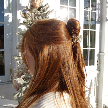 Sweaty Band Hair Clip Iridescent Gemstone Hair Claws