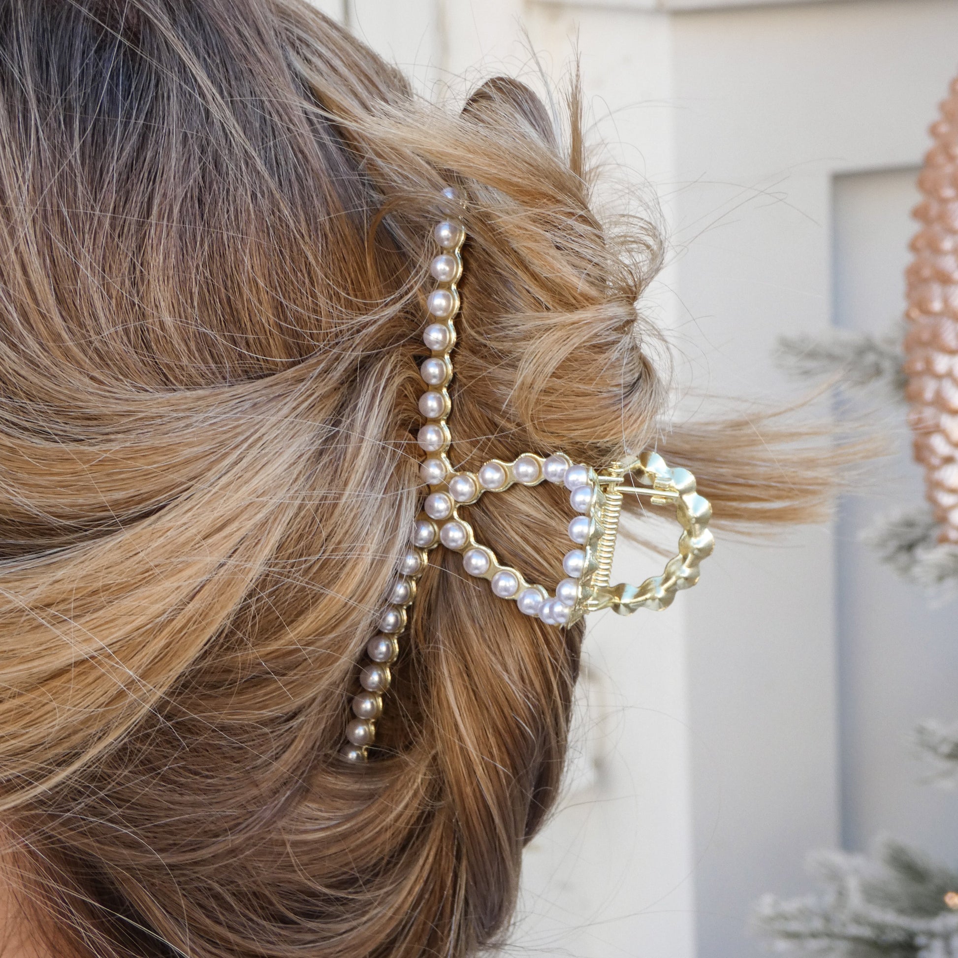 *Hair Claw | Pearls Sweaty Bands Non Slip Headband