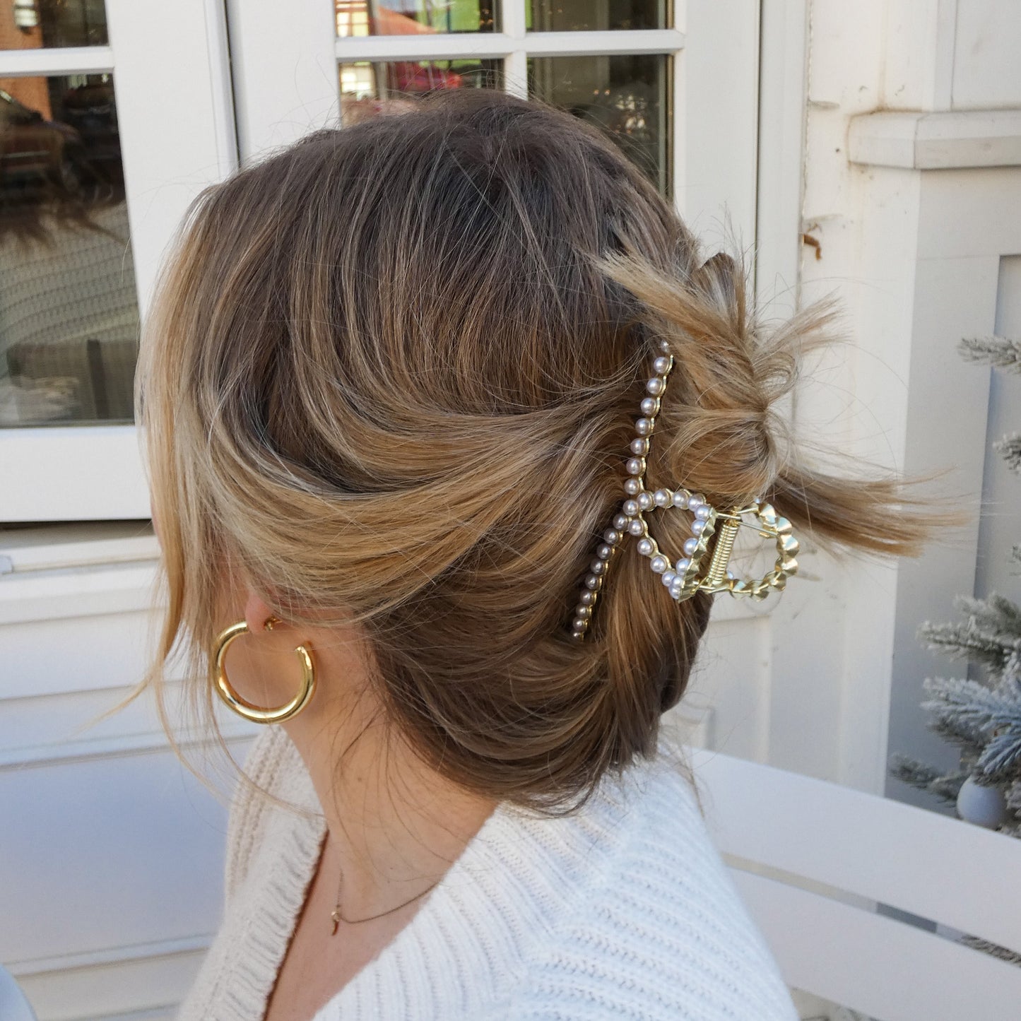 *Hair Claw | Pearls Sweaty Bands Non Slip Headband