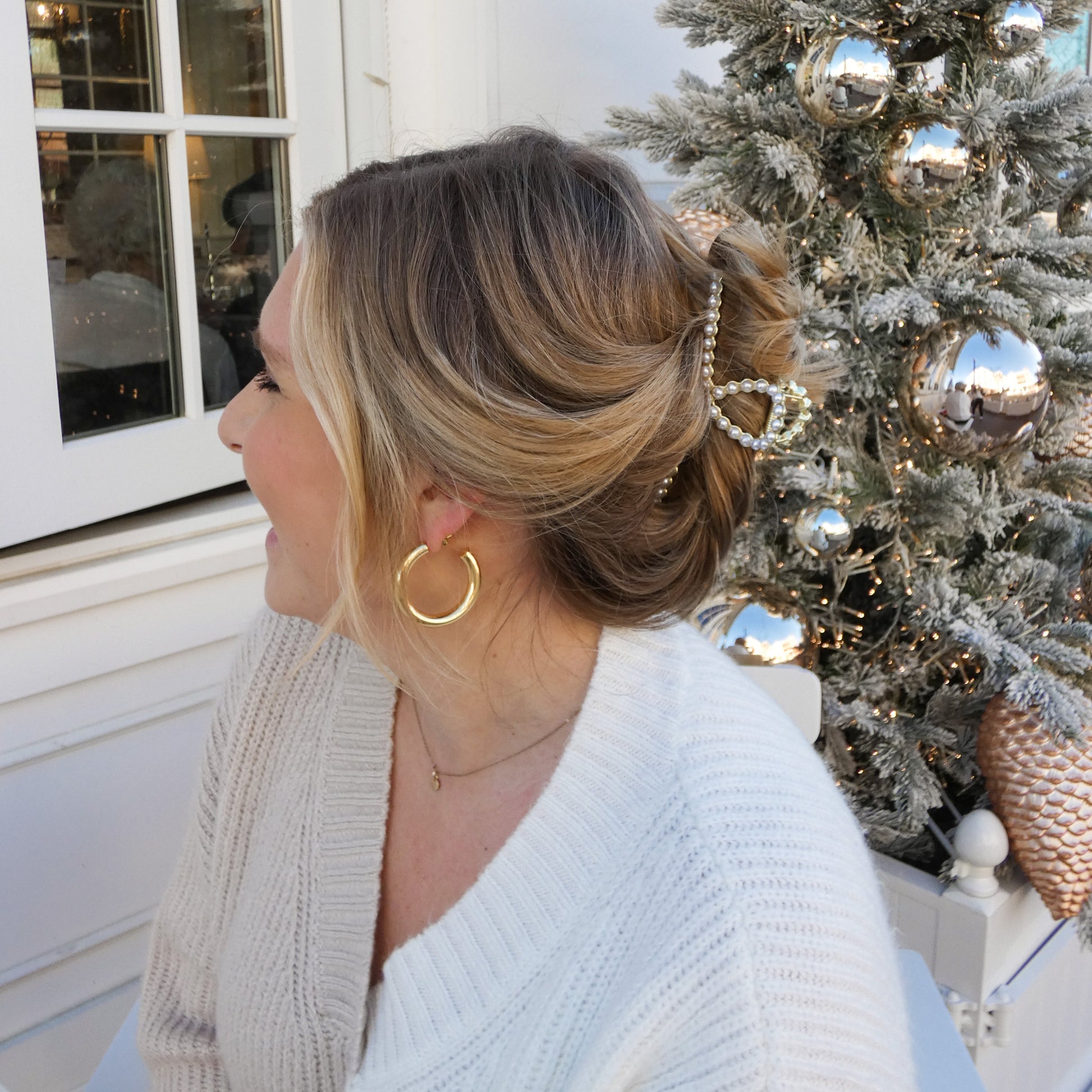 *Hair Claw | Pearls Sweaty Bands Non Slip Headband