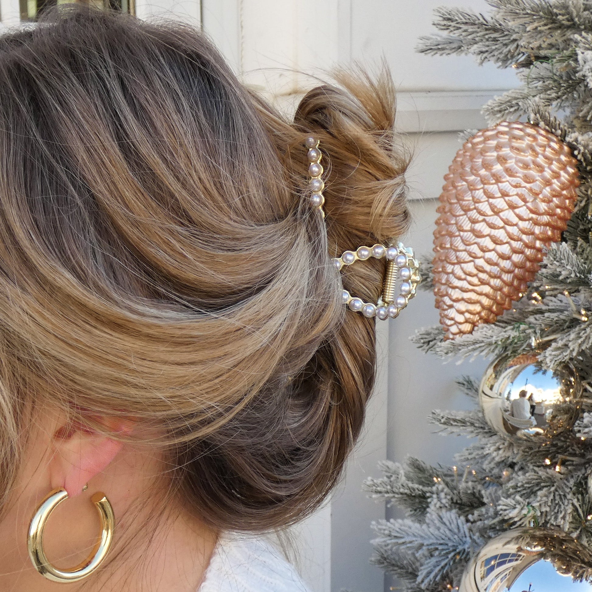 *Hair Claw | Pearls Sweaty Bands Non Slip Headband