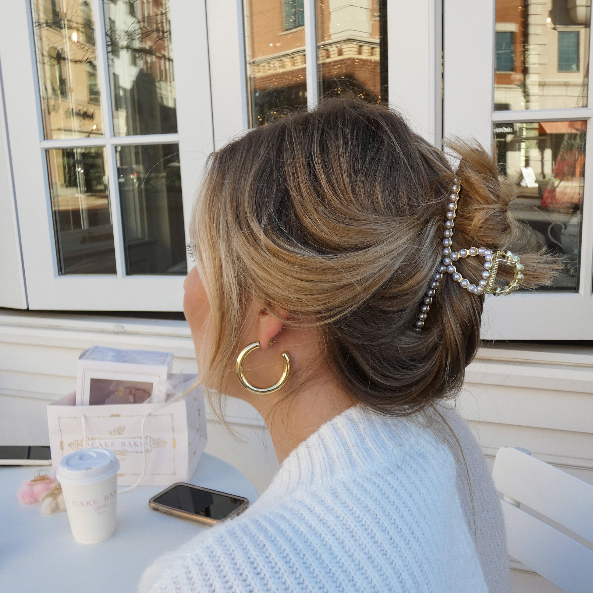 *Hair Claw | Pearls Sweaty Bands Non Slip Headband
