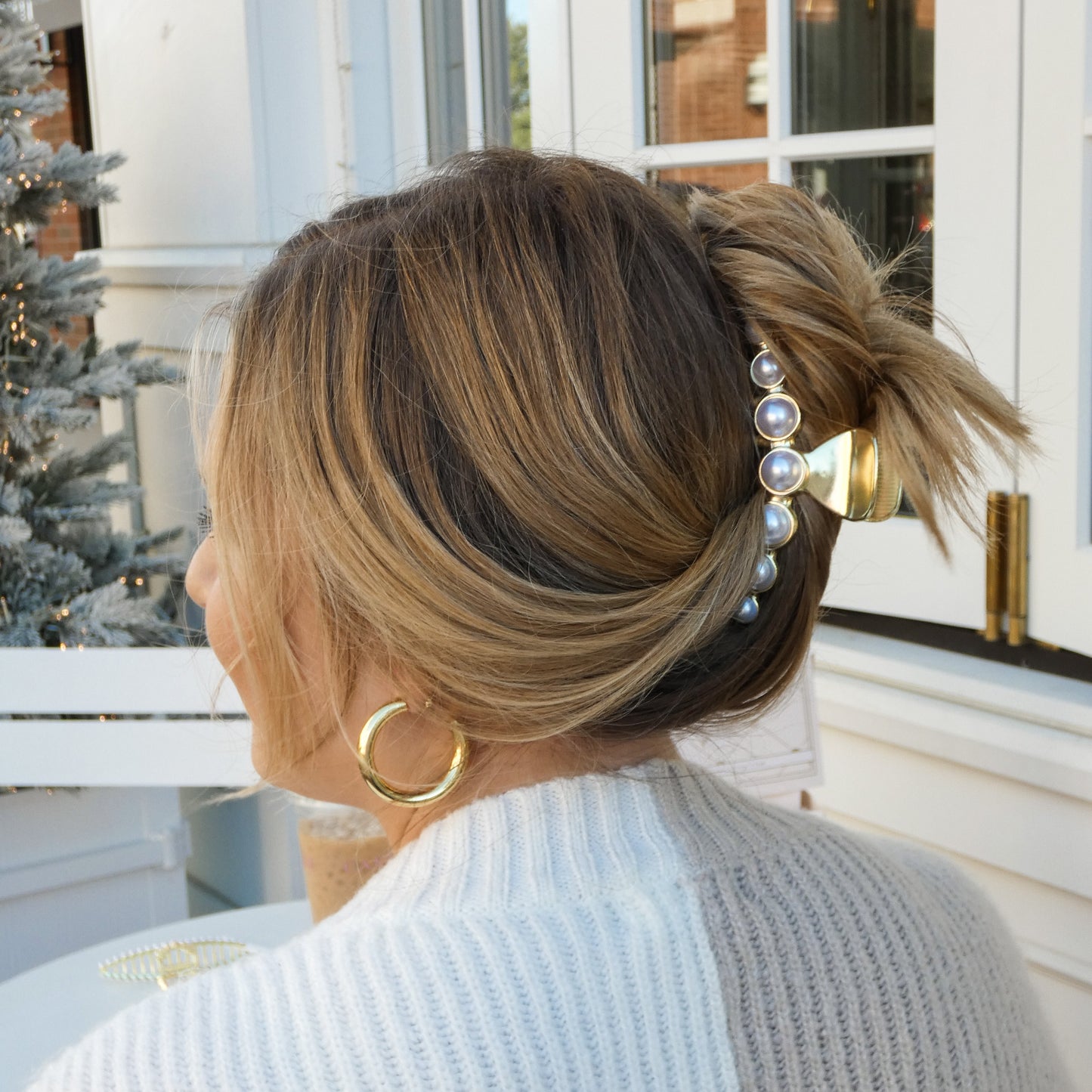 *Hair Claw | Pearls Sweaty Bands Non Slip Headband