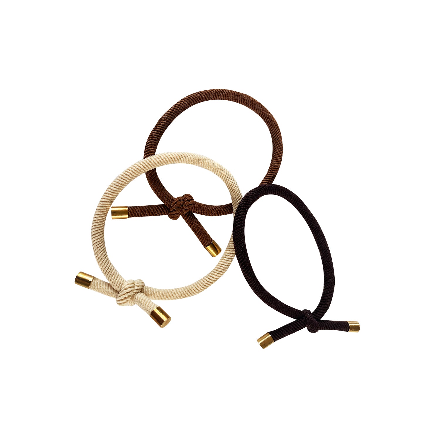 Hair Ties | Gold Knot Sweaty Bands Non Slip Headband