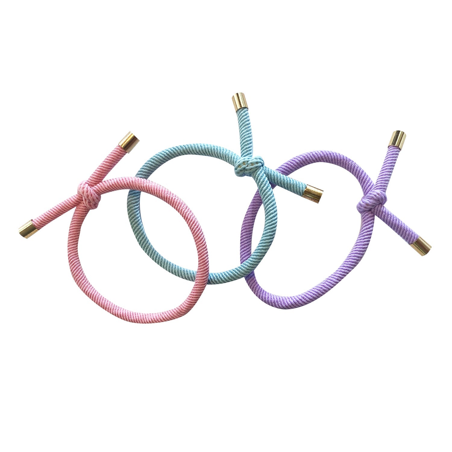Hair Ties | Gold Knot Sweaty Bands Non Slip Headband