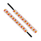 Halloween | Candy Corn Crush | White, Orange | 1 Inch Sweaty Bands Non Slip Headband