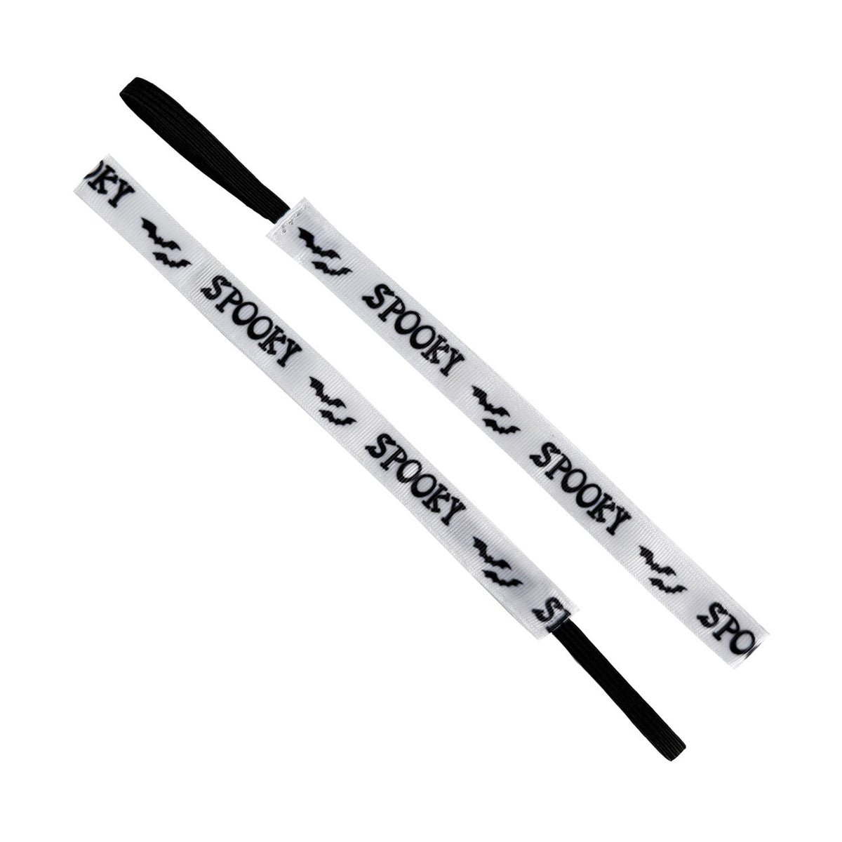 Halloween | Spooky Season | White, Black | 5/8 Inch Sweaty Bands Non Slip Headband