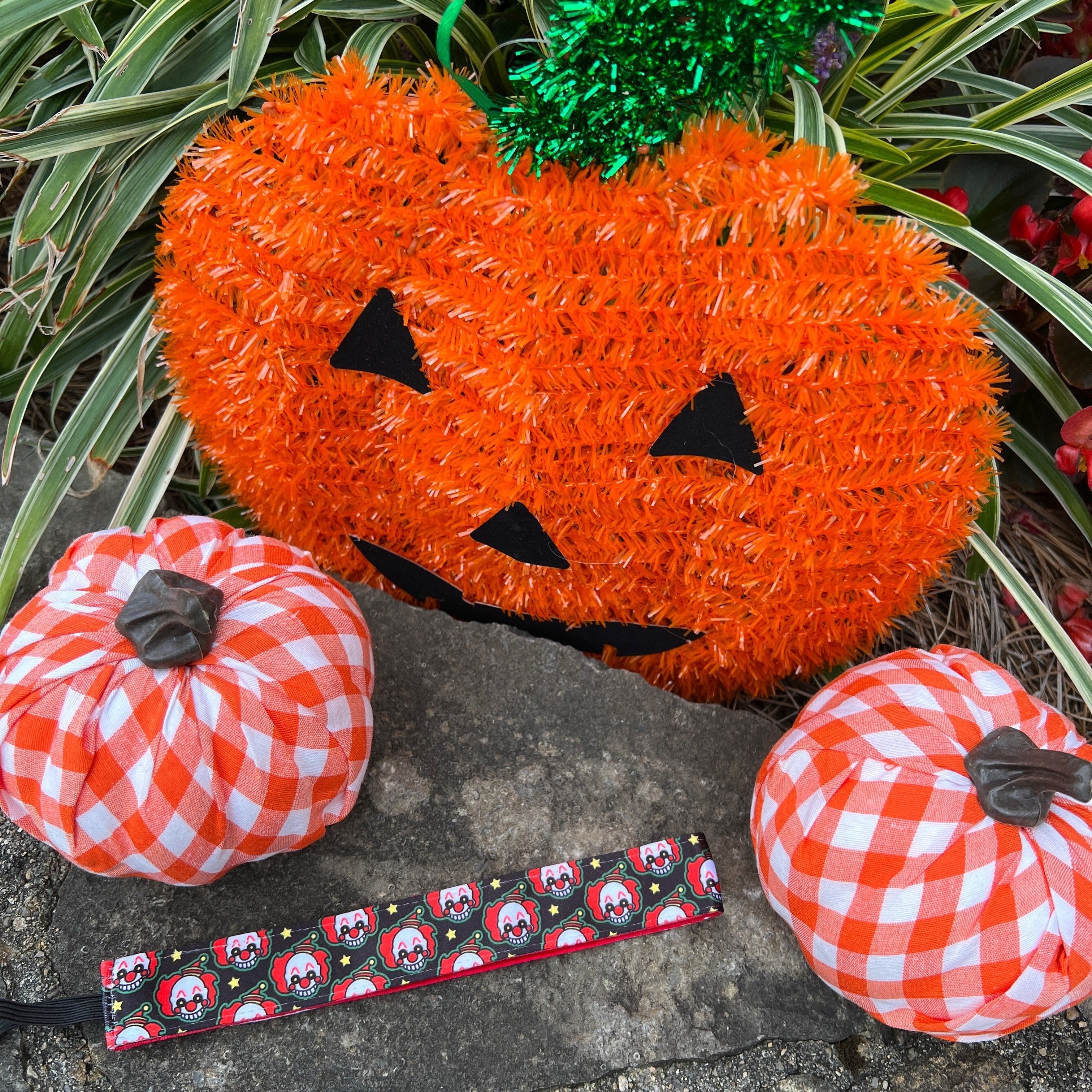 専用＊Halloween＆Autumn＊パンプキン　フェイクスワッグ Halloween | Sweaty Sam the Clown | Sweaty Bands Non-Slip Headbands