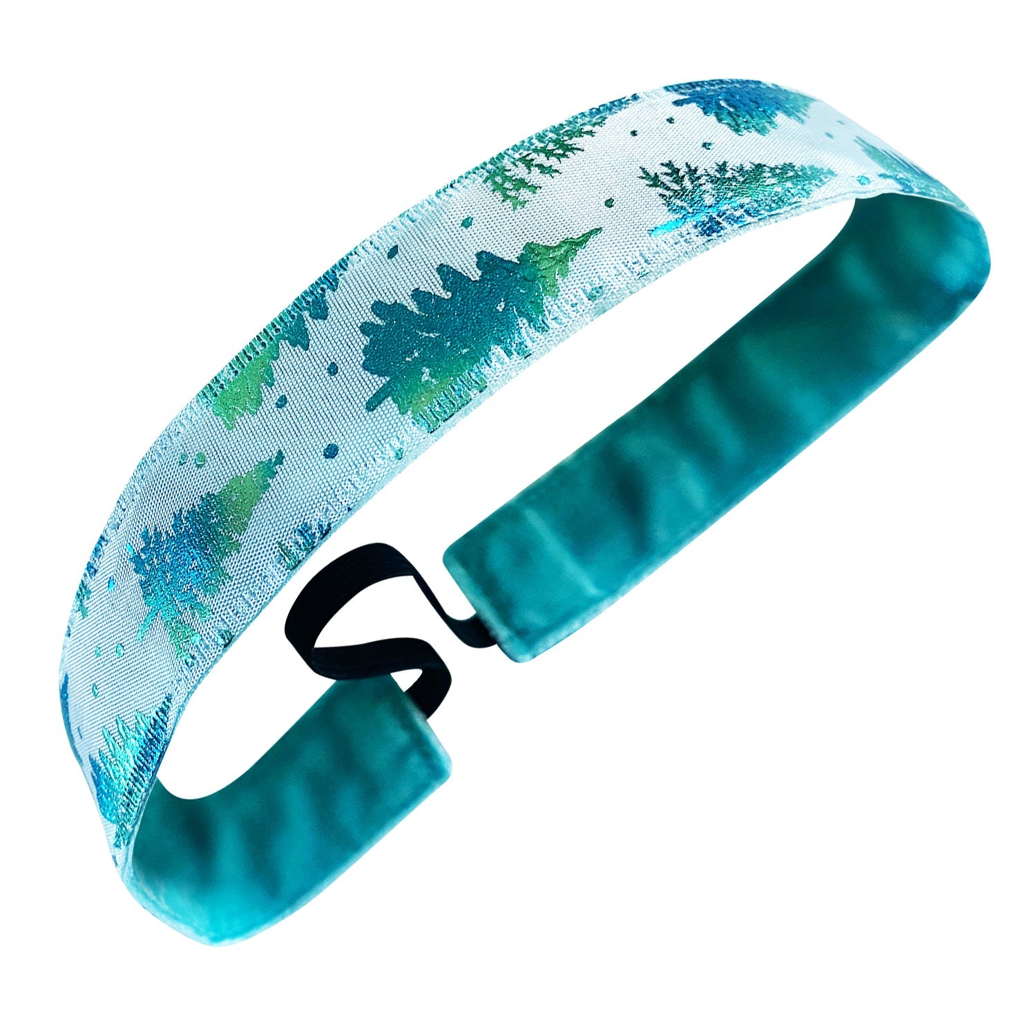 Holiday | Frosted Furs | White, Green, Blue | 1 Inch Sweaty Bands Non Slip Headband