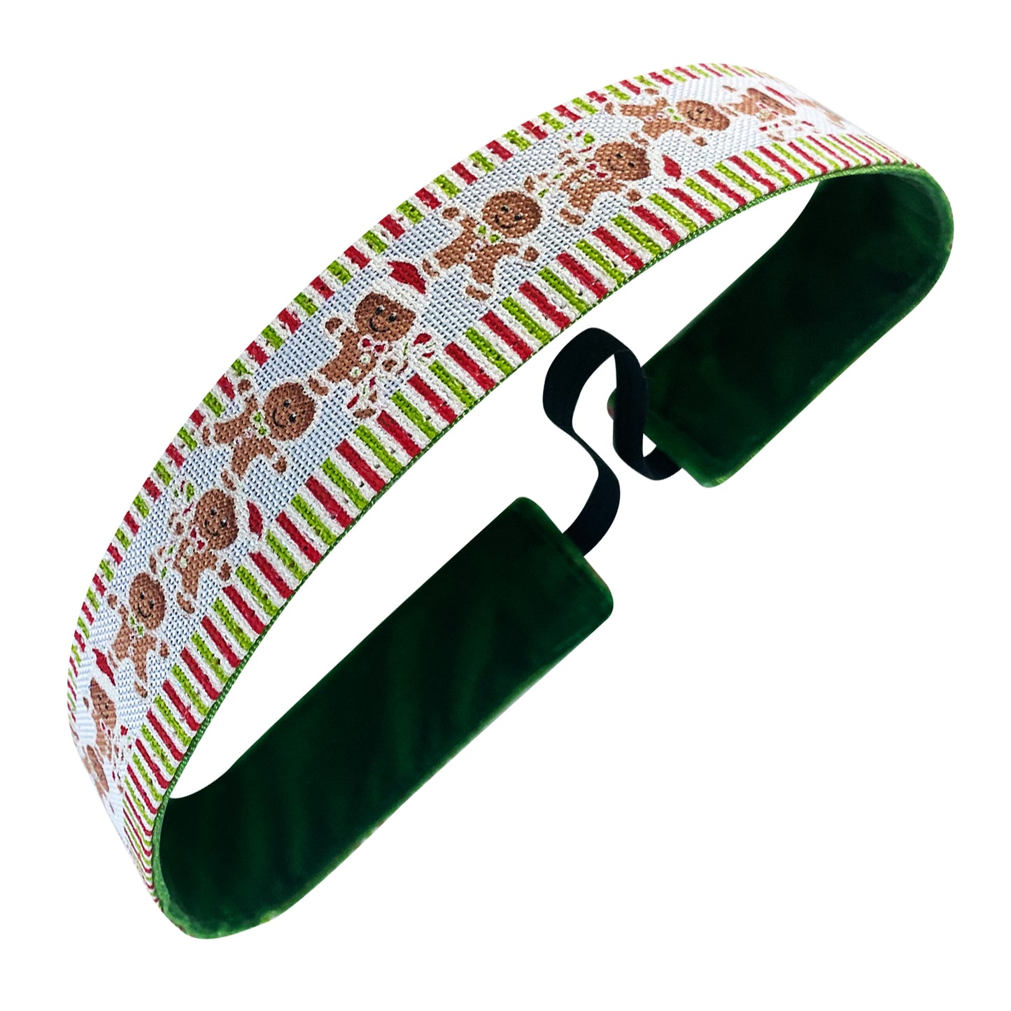 Holiday | Jolly Gingerbread | Multi | 1 Inch Sweaty Bands Non Slip Headband
