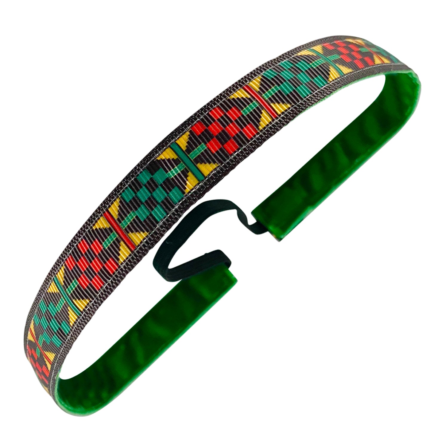 Holiday | Kwanzaa Vibes | Black, Red, Yellow | 5/8 Inch Sweaty Bands Non Slip Headband