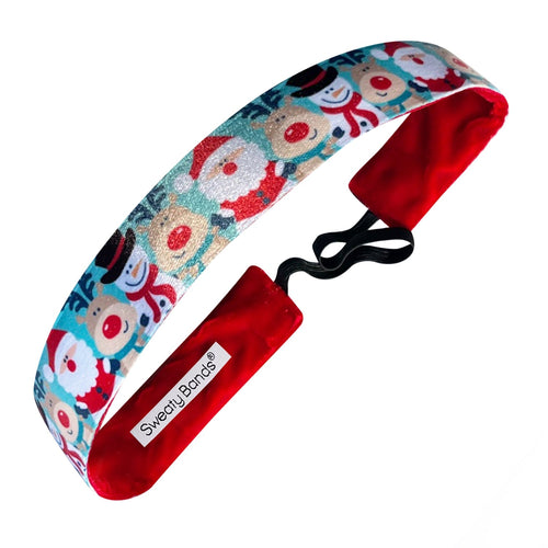 Holiday | Sleigh All Day | Multi | 1 Inch Sweaty Bands Non Slip Headband