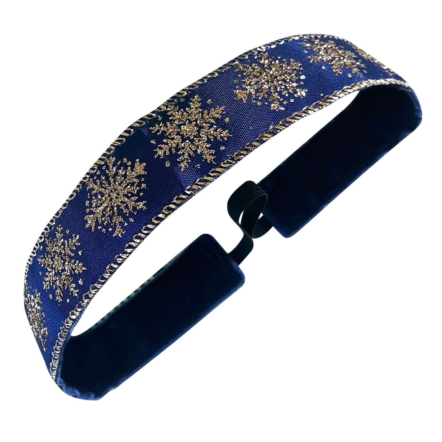 Holiday | Snowflake Sparkle | 1 Inch Sweaty Bands Non Slip Headband