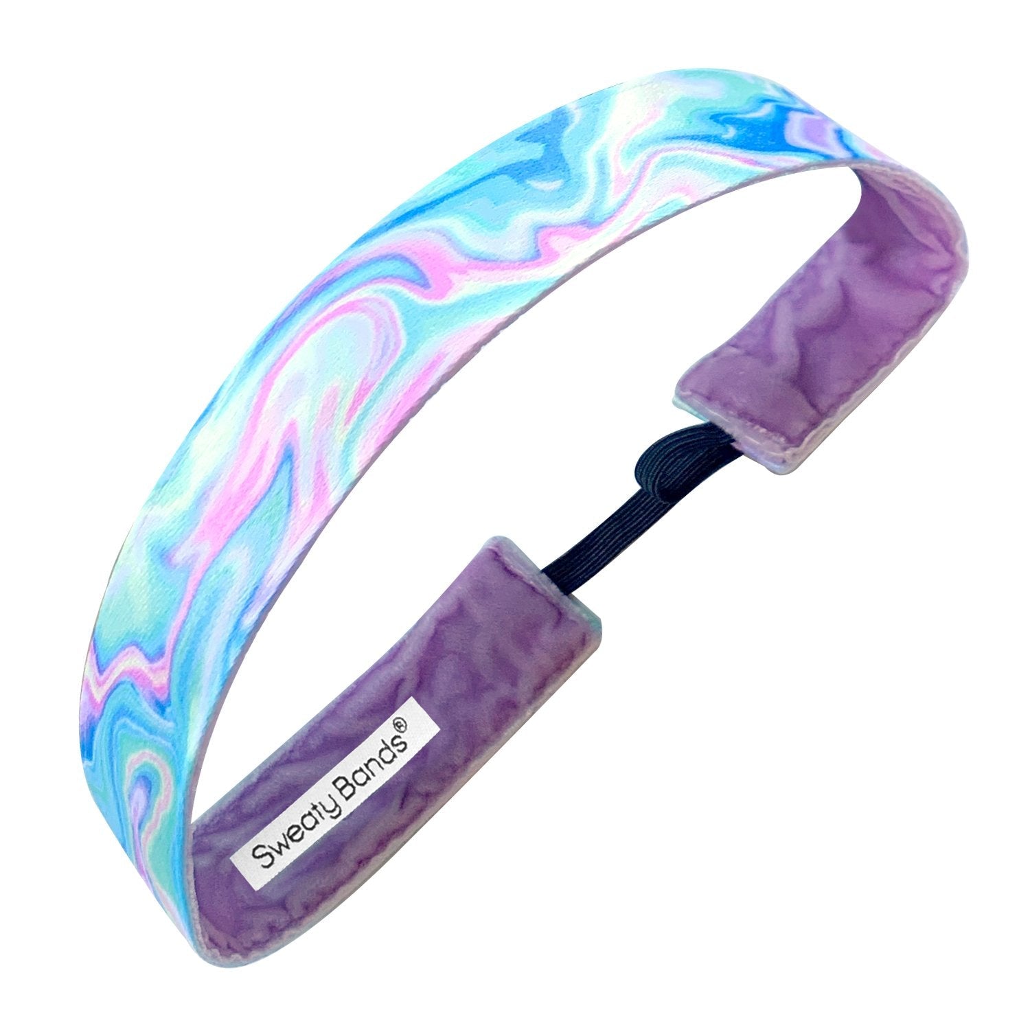 Holographic | 1 Inch Sweaty Bands Non Slip Headband