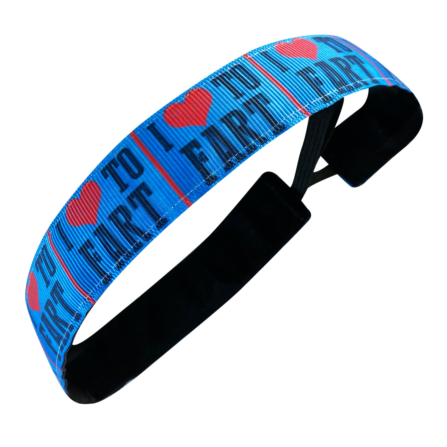 I Like to Fart | Blue, Red | 1 Inch Sweaty Bands Non Slip Headband