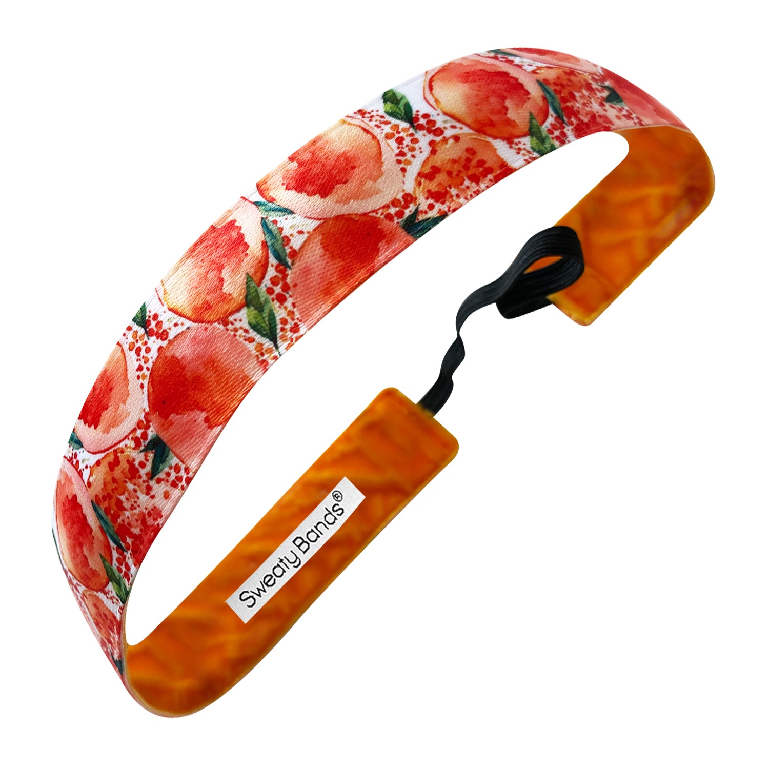 Just Peachy | Orange | 1 Inch Sweaty Bands Non Slip Headband