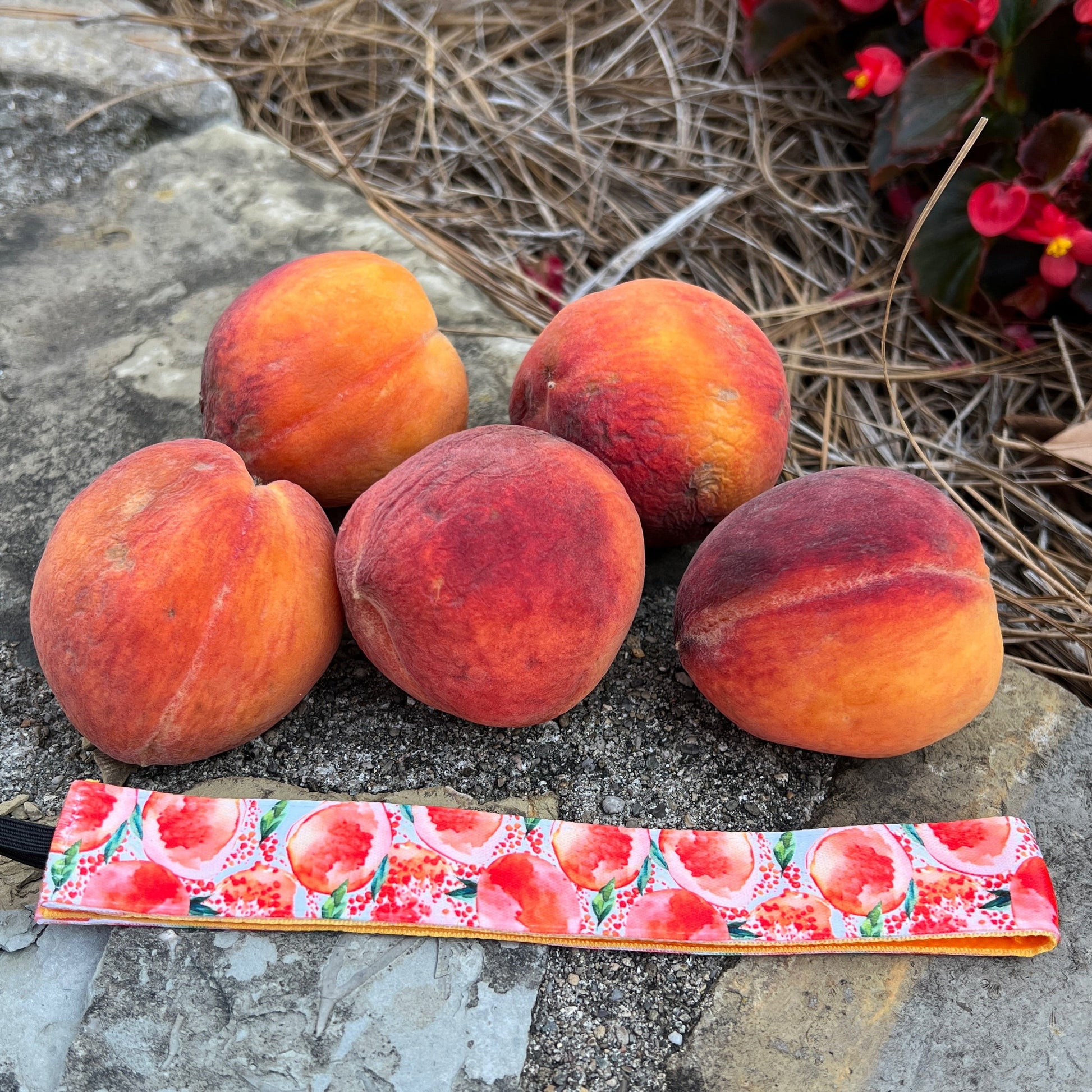 Just Peachy | Orange | 1 Inch Sweaty Bands Non Slip Headband