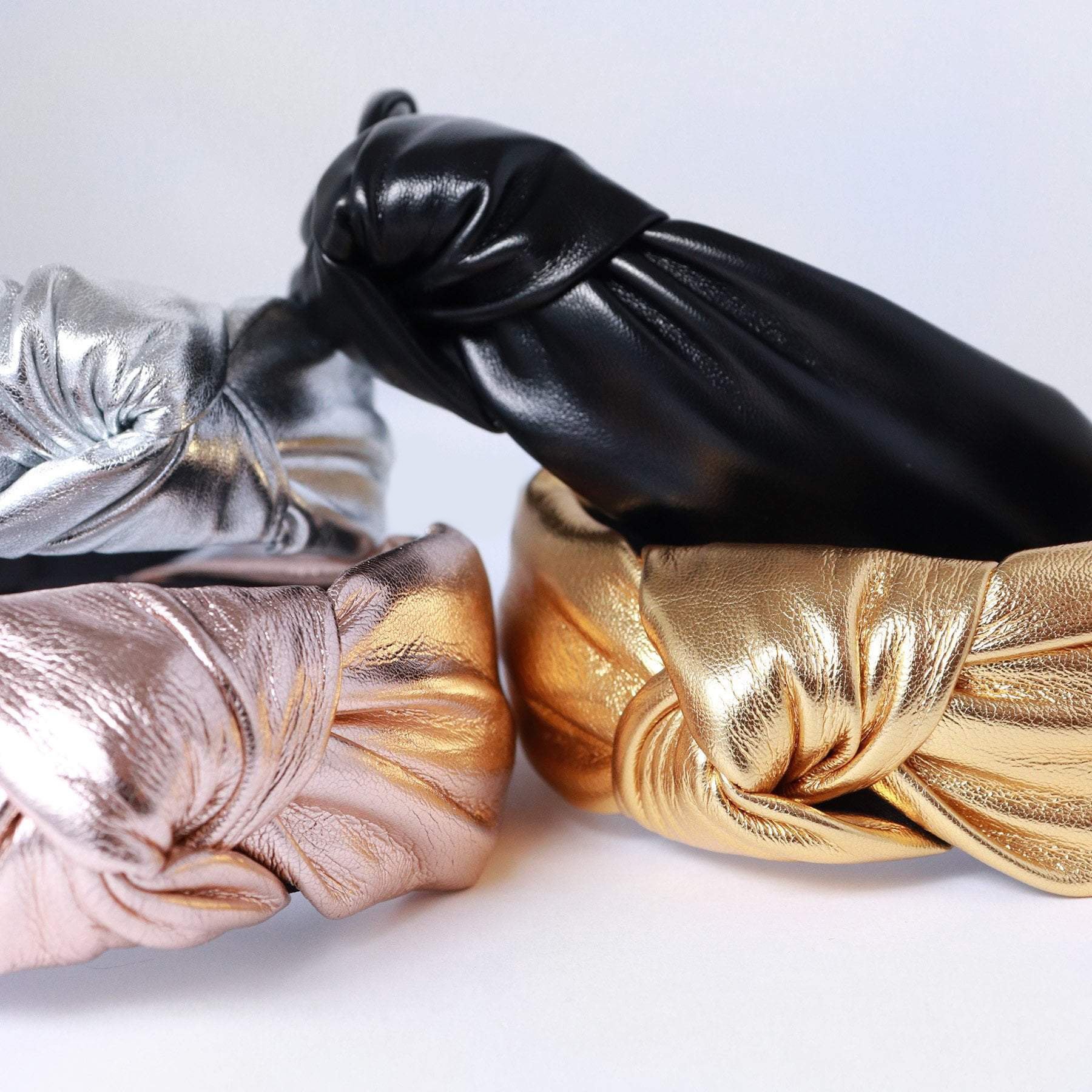 *Knot Headband | Metallic Sweaty Bands Non Slip Headband